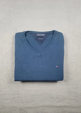Pull Col V Bleu Tommy Hilfiger Taille XL Homme Logo Brodé Coton Premium Très Bon État #30, marque: Tommy Hilfiger, état: Très bon état, taille: XL, 14,99 €, 16,44 € Protection acheteurs (Pro) incluse