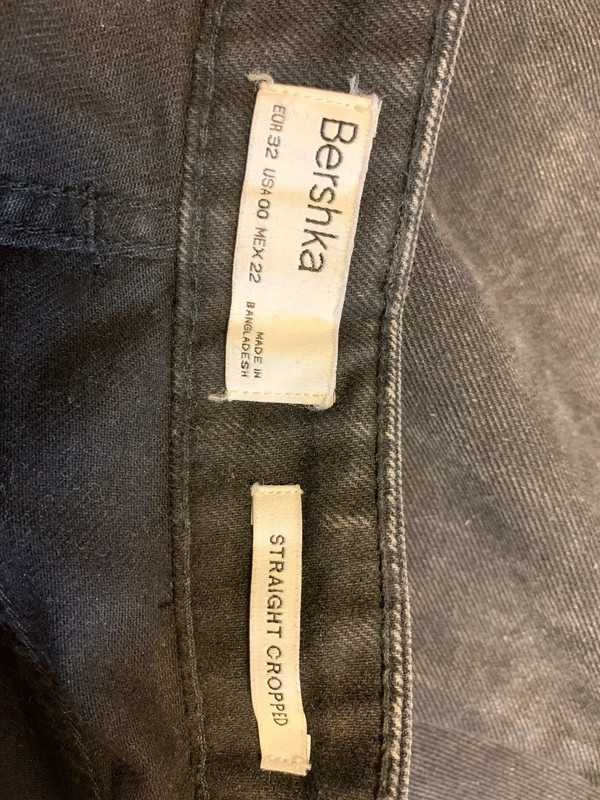 Bershka clearance straight cropped