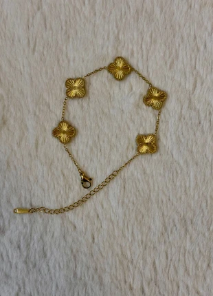 Bracelet trèfles doré, marca: le bijoutier, estado: Nuevo sin etiquetas, 11,50 €, 12,78 € Protección al comprador incluida