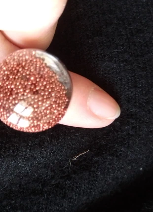 Bague dôme en verre, brand: Fait-Maison, condition: Very good, size: Adjustable, €1.50, €2.28 includes Buyer Protection
