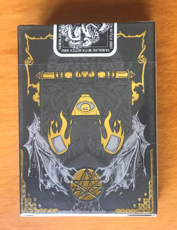 Gambling with Outer Gods Nightshade - Playing Cards Deck Carte da Gioco - Vermilion Collection - New 2