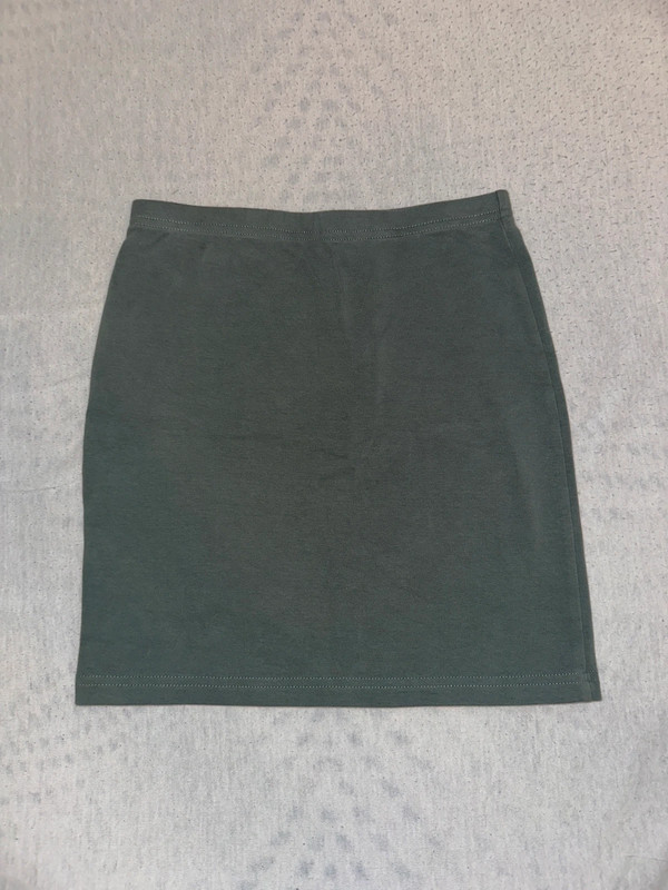 Green Bodycon Mini Skirt