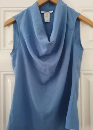 Kenneth Cole Draped Neckline Sleeveless Top, brand: Kenneth Cole, condition: New without tags, size: S / 8, £60.00, £63.70 includes Buyer Protection