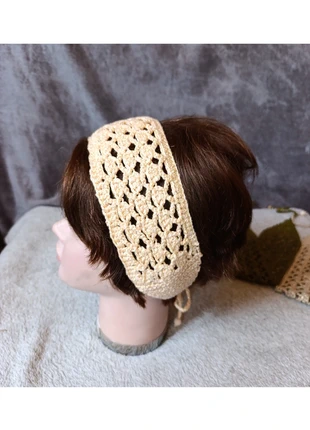 Large Bandeau pour cheveux saumon irisé bandeau pailleté, brand: Fait Main, condition: Very good, €4.50, €5.43 includes Buyer Protection