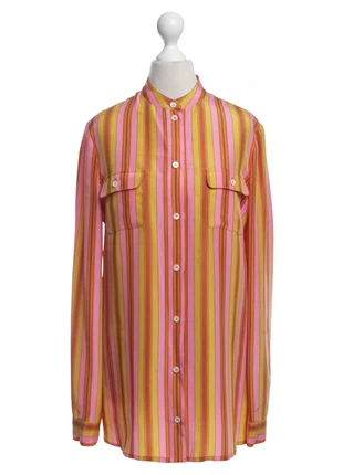 Blouse with colorful striped pattern, marca: Céline, estado: Muy bueno, tamaño: M / 38 / 10, 159,12 €, 167,78 € Protección al comprador Pro incluida