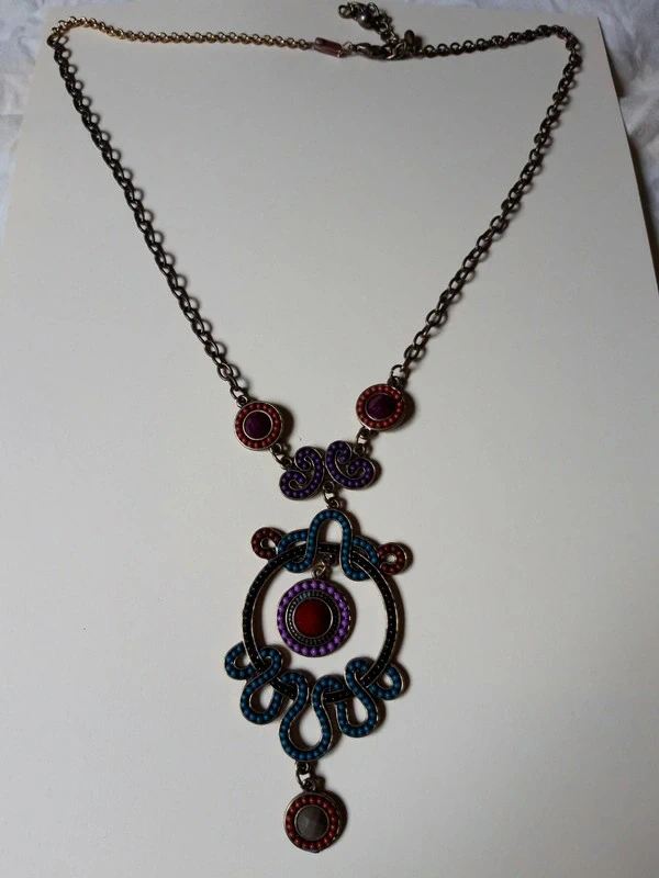 Collier fantaisie coloré - photo numéro 3