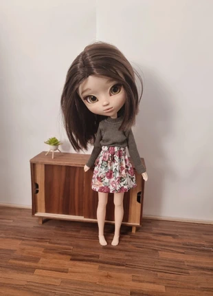 Jupe courte à fleurs rose et blanc Pullip, marca: Pullip, estado: Muy bueno, tamaño: Talla única, 7,00 €, 8,05 € Protección al comprador Pro incluida