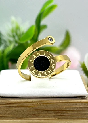 Bague chiffres romains T57 acier inoxydable, zustand: Sehr gut, größe: 56.9 mm / 18.1 mm Ø, 7,00 €, 8,05 € beinhaltet Vinted-Käuferschutz Pro