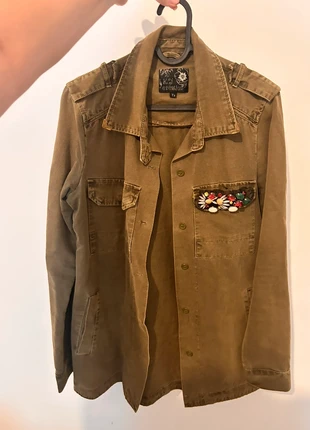 Veste kaki, marca: Zara, estado: Muito bom, tamanho: M / 38 / 10, €5.00, €5.95 inclui Proteção do Comprador