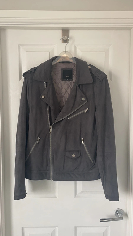 River island suede sales jacket mens