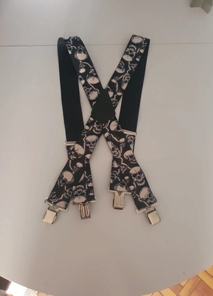 Bretelles tête de mort., brand: brimarc, condizioni: Ottime, €5.00, €5.95 include la Protezione acquisti