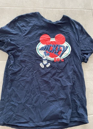 T shirt bleu marine Mickey, brand: Disney, condition: Very good, size: L, €1.50, €2.28 includes Buyer Protection