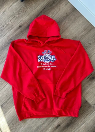 Sweat à capuche Softball , brand: Gildan, condition: Very good, size: XL, €24.90, €26.85 includes Buyer Protection