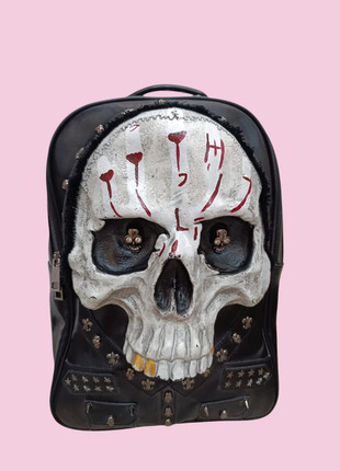 Mochila negra con calavera 3D, marque: sin marca, état: Très bon état, 15,00 €, 16,45 € Protection acheteurs incluse