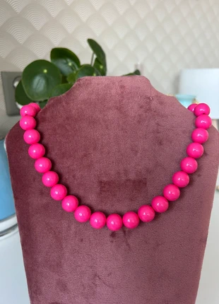 Roze kralen ketting groot, merk: Roze, staat: Nieuw zonder prijskaartje, € 8,00, € 9,10 inclusief Kopersbescherming