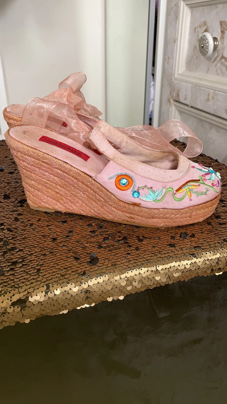 Beaded espadrilles clearance