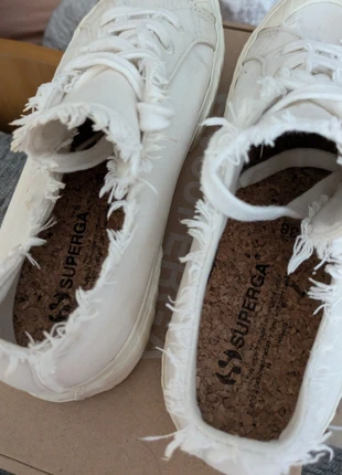 Superga 2630 fringed organic canvas, brand: Superga, condizioni: Ottime, taglia: 38, €50.00, €53.20 include la Protezione acquisti