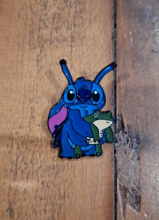 Lilo & Stitch (Stitch & Frog) Pin Badge, brand: Disney, condition: New without tags, £3.00, £3.85 includes Buyer Protection Pro