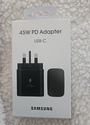 Samsung 45w power adapter (black) fast charger, brand: Samsung, condition: Very good, £5.89, £6.88 includes Buyer Protection