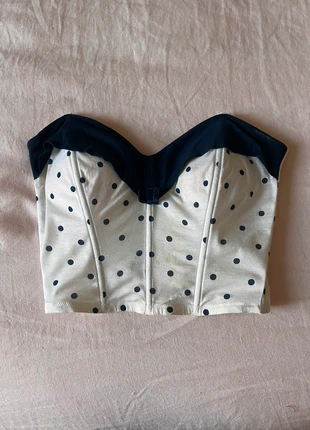 Petit bustier court  baleiné sans bretelles, marke: Rien, zustand: Sehr gut, größe: XL / 42 / 14, 15,00 €, 16,45 € inklusive Vinted-Käuferschutz