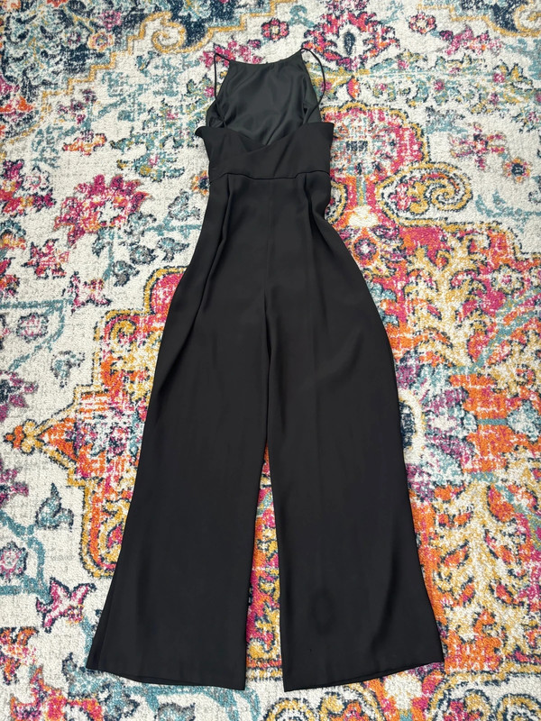 Topshop Wide Leg Black Jumpsuit 3