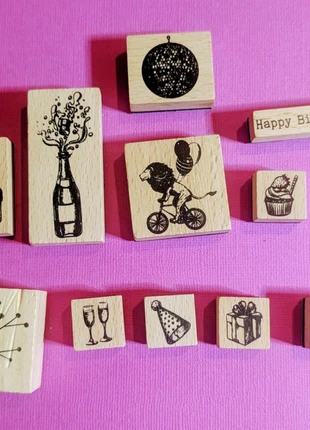 11 Tampons – scrapbooking-N°260, condition: Very good, €1.50, €2.28 includes Buyer Protection