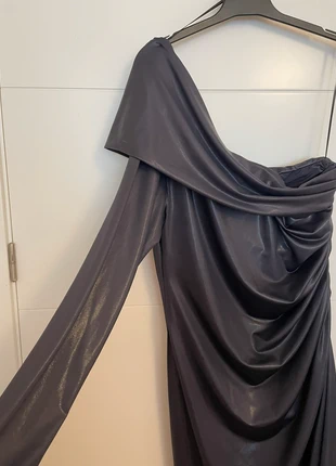 Vestido gris petróleo Zara XXL nuevo con etiqueta, marca: Zara, estado: Nuevo con etiquetas, tamaño: XXL / 44 / 16, 33,00 €, 35,35 € Protección al comprador incluida