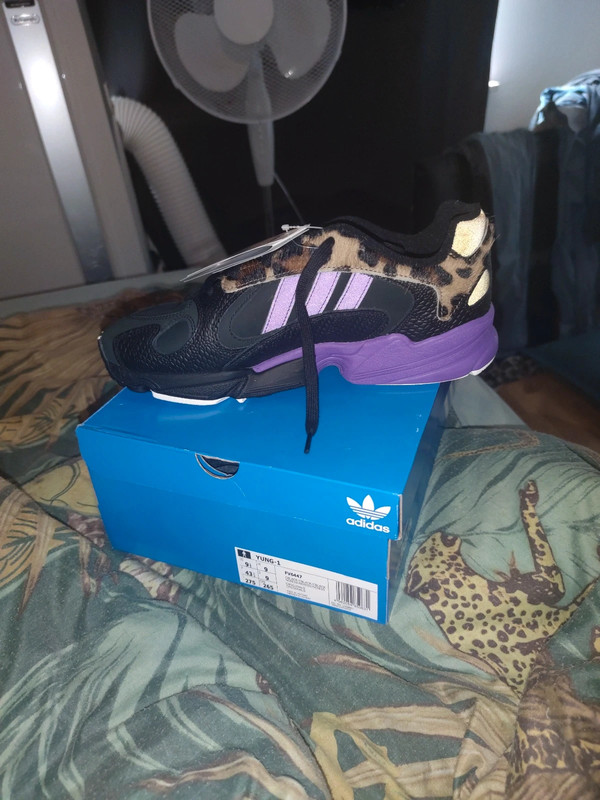 Adidas Yung 1 Night Jungle Black Purple Panter