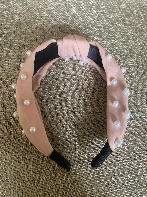 NWOT Girls Pink Pear Top Knot Headband! 1