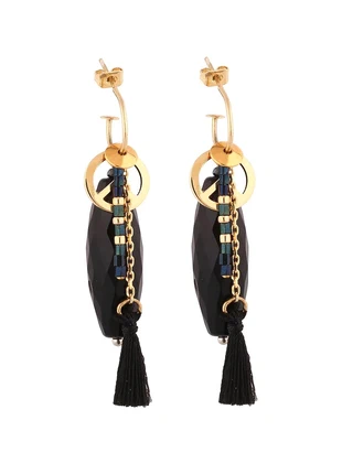 Zwarte oorbellen, brand: smyck, condizioni: Nuovo con cartellino, €18.00, €19.60 include la Protezione acquisti