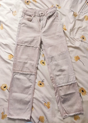 Pantalon patchwork rosas, marque: Pull & Bear, état: Très bon état, taille: XXS / 32 / 4, 5,00 €, 5,95 € Protection acheteurs incluse