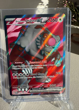 Bloodmoon Ursaluna #202 - Twilight Masquerade, marca: Pokémon, estado: Novo sem etiquetas, €5.00, €5.95 inclui Proteção do Comprador
