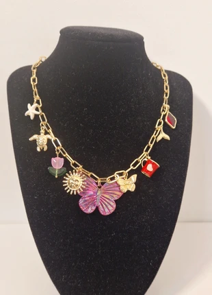 Collier charms en acier inoxydable tendance, brand: Tendance, condizioni: Nuovo senza cartellino, €6.80, €7.84 include la Protezione acquisti