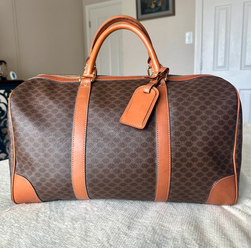 Authentic Celine Macadam Boston Bag 2