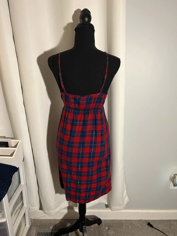 plaid slip dress 2