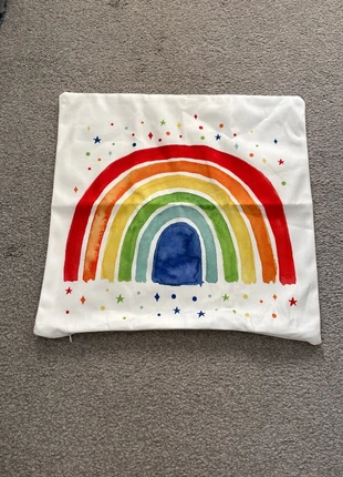 Rainbow Cushion Cover 40x40 – Colourful Home Decor, condition: Like new, size: 40 x 40 cm, £3.00, £3.85 includes Buyer Protection