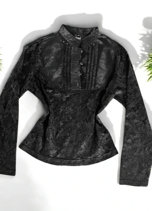 haut sexy dentelle noire transparent à manches longues taille S, marque: COQUETTE, état: Neuf sans étiquette, taille: XS / 34 / 6, 16,00 €, 17,50 € Protection acheteurs incluse