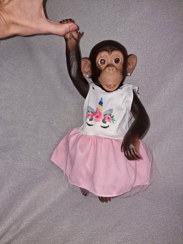 Muñeco Mono Reborn Bebé -