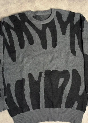 Pull Y2K streetwear knit oversize en coton - Taille L, marque: Aesthetic, état: Très bon état, taille: L, 18,90 €, 20,55 € Protection acheteurs incluse