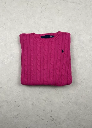 Pull Ralph Lauren torsadée Rose Taille XS Femme, marque: Ralph Lauren, état: Très bon état, taille: XS / 34 / 6, 49,90 €, 53,10 € Protection acheteurs incluse