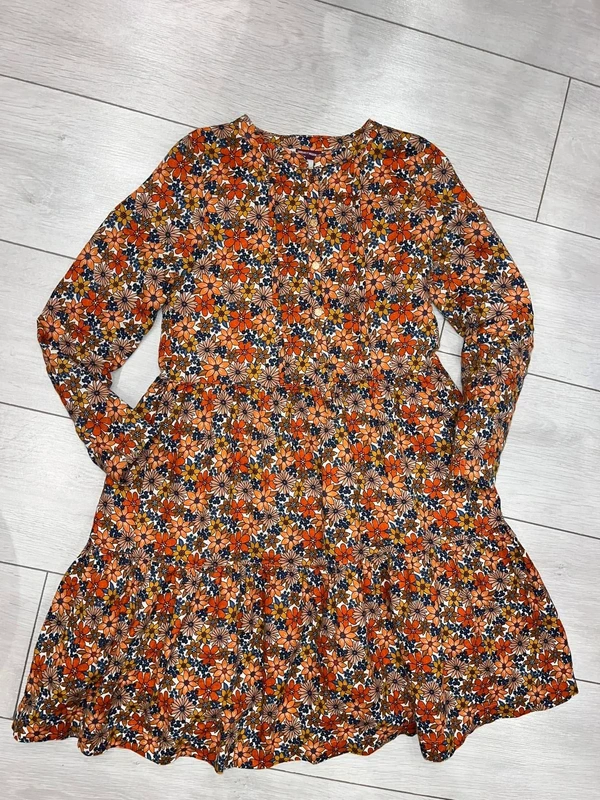 Robe sergent major 10 ans fleuries automne
