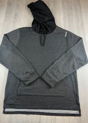 Reebok sweat-shirt à capuche gris foncé M, marca: Reebok, estado: Muito bom, tamanho: M, €11.00, €12.25 inclui Proteção do Comprador