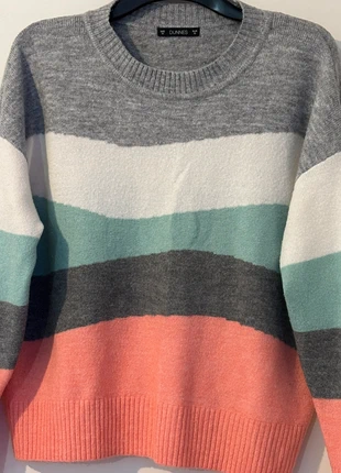 Colour Block Stripe Knit Jumper - Dunnes Stores - Size Medium, brand: Dunnes Stores, condition: Very good, size: M / 38 / 10, €8.50, €9.63 includes Buyer Protection