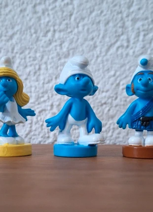 Set Smurfen, staat: Heel goed, maat: Universeel, € 10,00, € 11,20 inclusief Kopersbescherming
