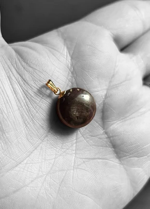 Pendentif Saphir noir et gold filled, marque: Unique, état: Neuf avec étiquette, 50,00 €, 53,20 € Protection acheteurs incluse