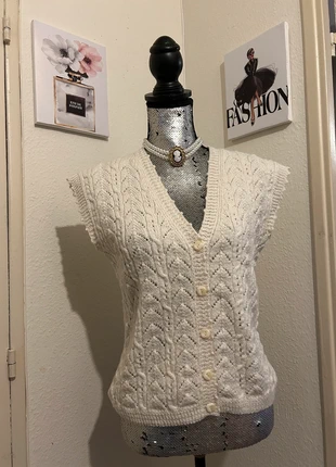 Gilet en crochet fait main vintage bohème, marke: Vintage Dressing, zustand: Neu, größe: M / 38 / 10, 14,00 €, 15,40 € beinhaltet Vinted-Käuferschutz Pro