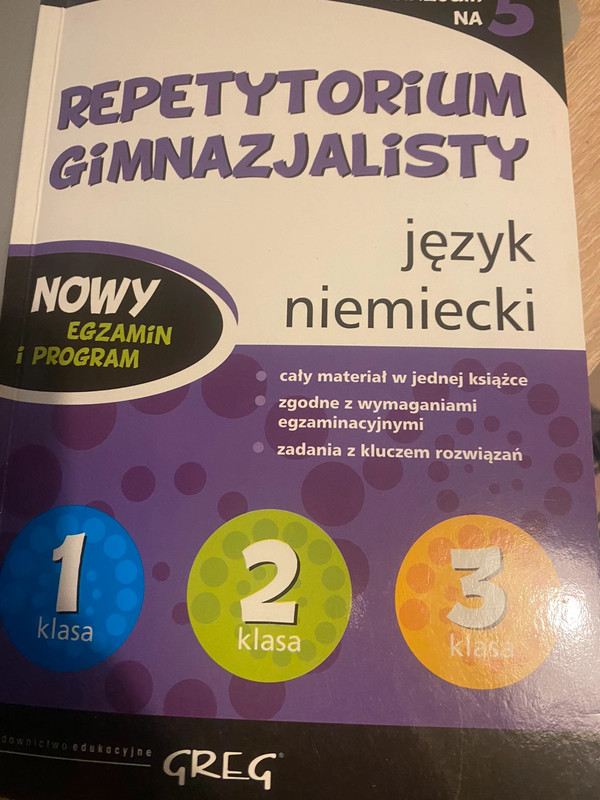 repetytorium gimnazjalisty jezyk niemiecki 1