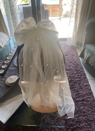 Petit voile court de mariage avec perles neuf, brand: Fashion, condition: New without tags, €16.00, €17.50 includes Buyer Protection