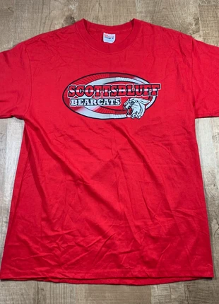 Teeshirt / Hanes Comfort Scottsbluff Bearcats / L / 51×78cm / Red team spirit / 0559, marque: Hanes, état: Bon état, taille: L, 6,00 €, 7,00 € Protection acheteurs (Pro) incluse