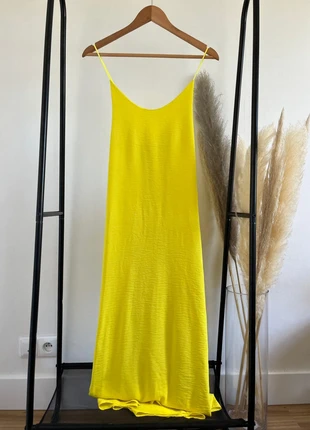 Robe longue jaune, marke: Robe longue, zustand: Sehr gut, größe: M / 38 / 10, 16,00 €, 17,50 € beinhaltet Vinted-Käuferschutz Pro